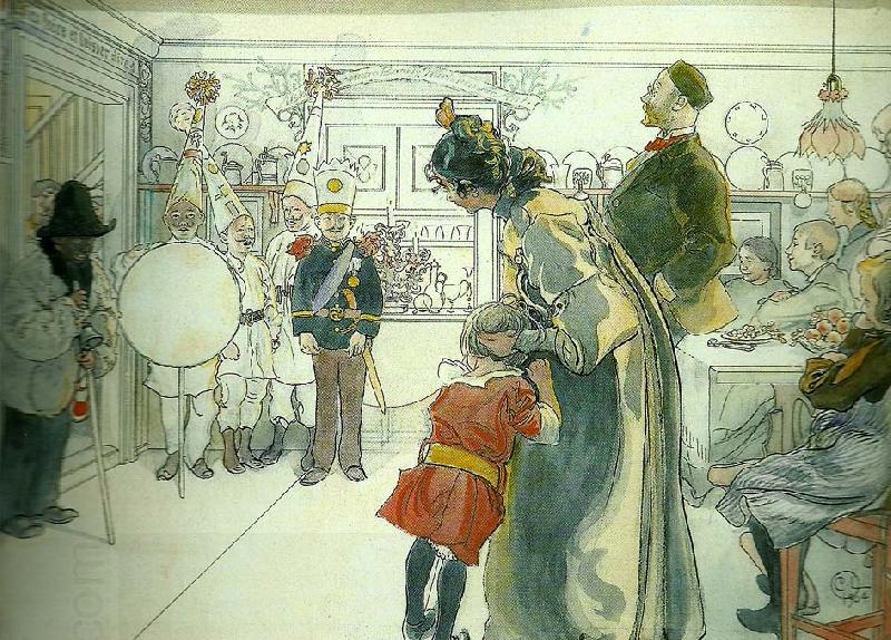 Carl Larsson stjarngossar oil painting picture